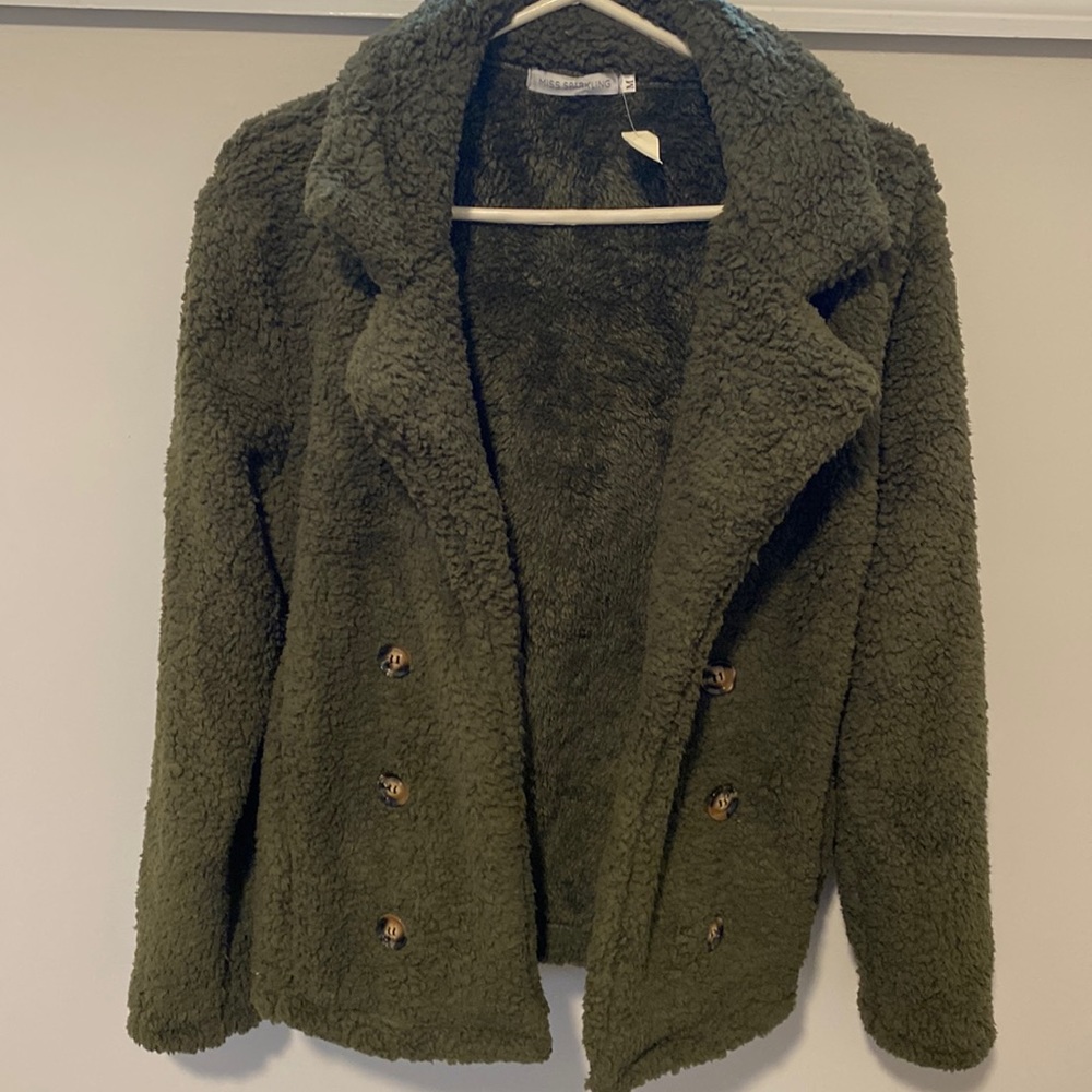 Super Soft Lightweight Army Green Jacket - image 1